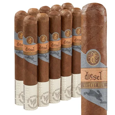 Diesel Whiskey Row Robusto (5.5"x52) Pack of 10