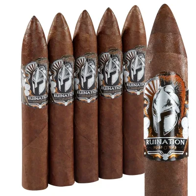 Man O' War Ruination Belicoso - 5-Cigars (5.7"x56) Pack of 5