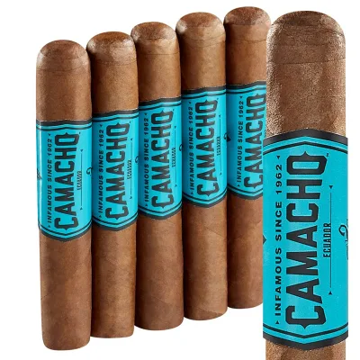 Camacho Ecuador Robusto (5.0"x50) Pack of 5
