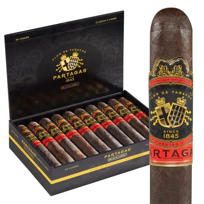 Partagas Black Label Clasico (Robusto) (5.2"x54) Box of 20