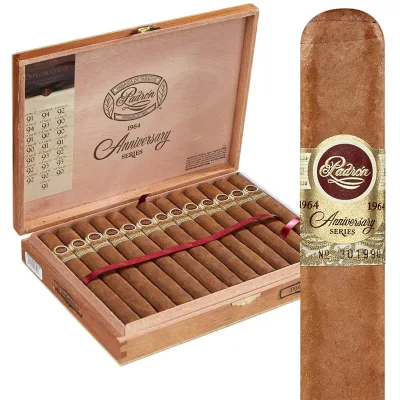 Padron 1964 Anniversary Diplomatico Natural (Churchill) (7.0"x50) Box of 25
