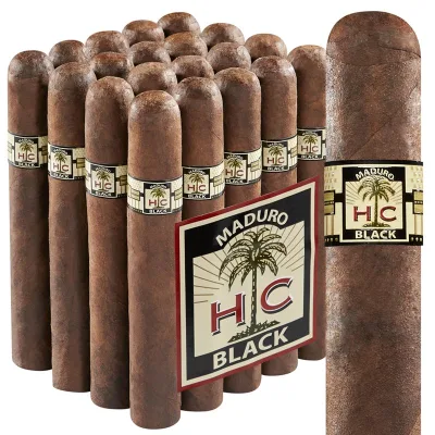 HC Series Black Maduro Gordo (6.0"x58) Pack of 20