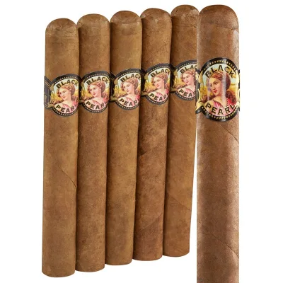 La Perla Habana Black Pearl Morado (Toro) (6.0"x50) Pack of 5