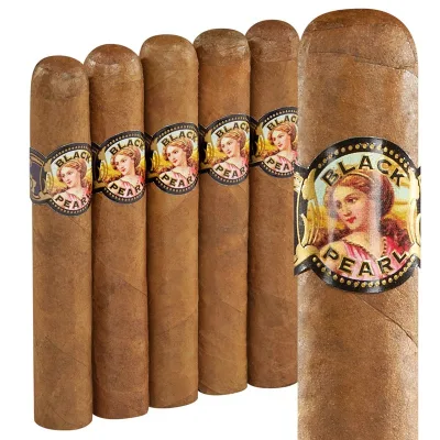 La Perla Habana Black Pearl Morado Robusto (5.0"x52) Pack of 5
