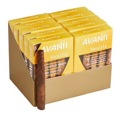 Avanti Vanilla (Cigarillos) (4.5"x34) Pack of 50