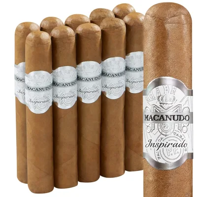 Macanudo Inspirado White Robusto (5.0"x50) Pack of 10
