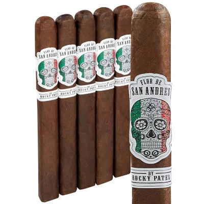 Flor de San Andres by Rocky Patel Churchill -5-Pack (7.0"x50) Pack of 5