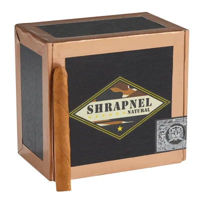 Shrapnel Natural - Minis (Cigarillos) (3.5"x28) Box of 50