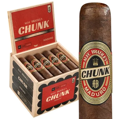 Alec Brandley Chunk Maduro 3XL (Gordo) (4.0"x66) Box of 20