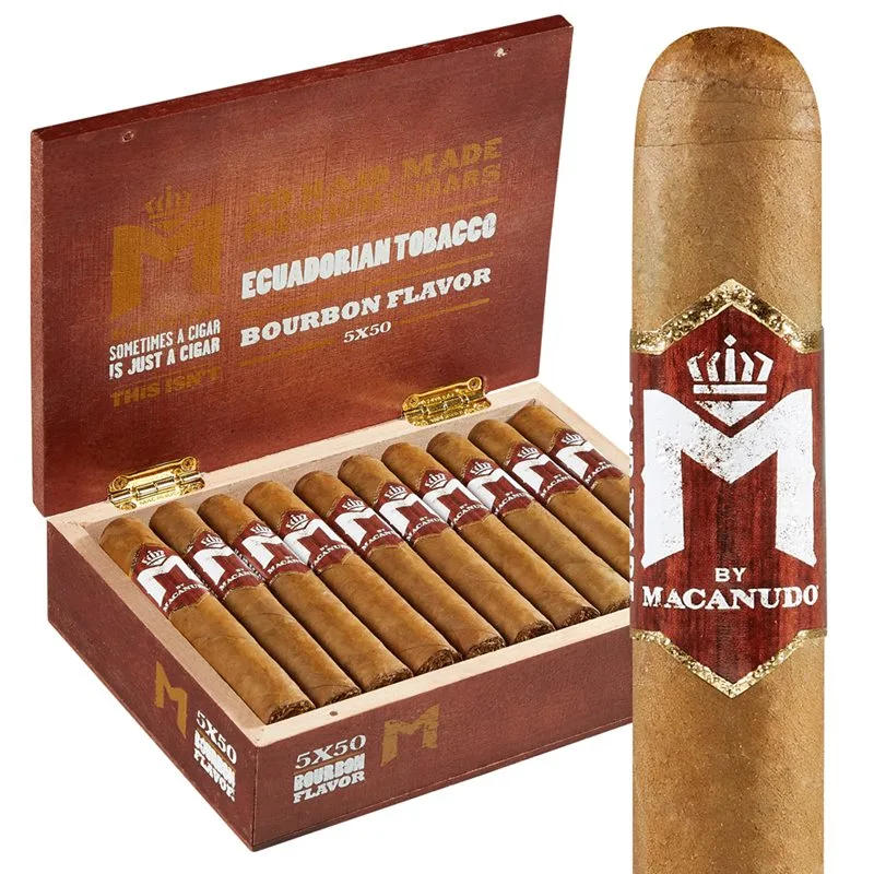 M Bourbon by Macanudo Robusto (5.0"x50) Box of 20