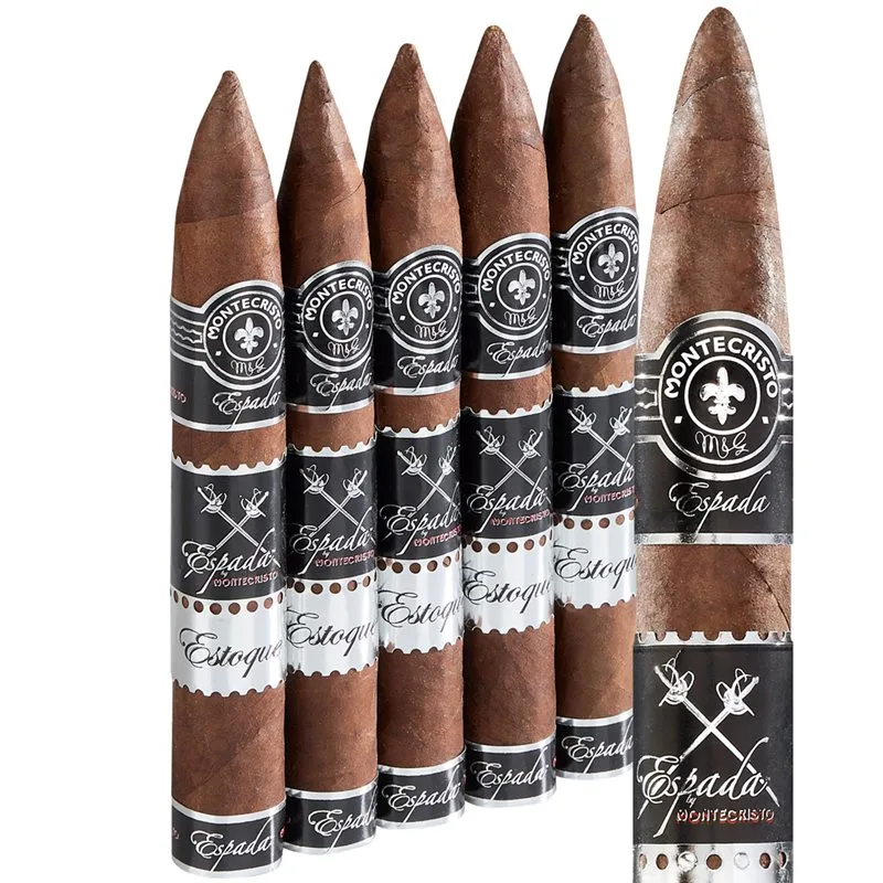 Montecristo Espada Estoque (Torpedo) (6.0"x50) Pack of 5