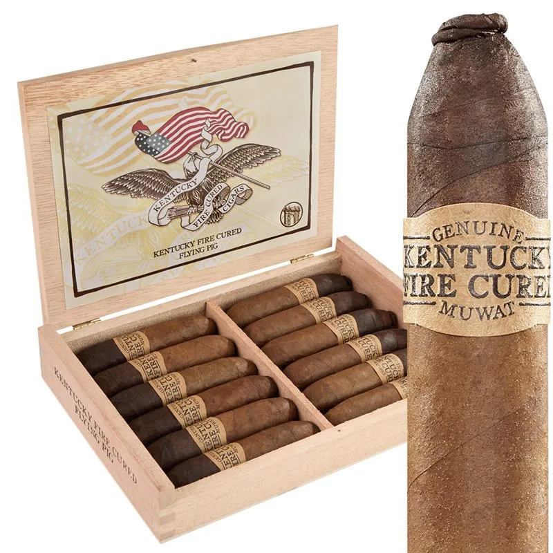 MUWAT Kentucky Fire Cured Flying Pig (Perfecto) (4.1"x60) Box of 12