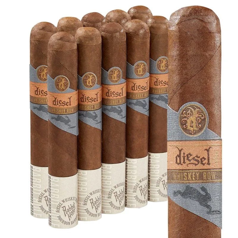 Diesel Whiskey Row Robusto (5.5"x52) Pack of 10