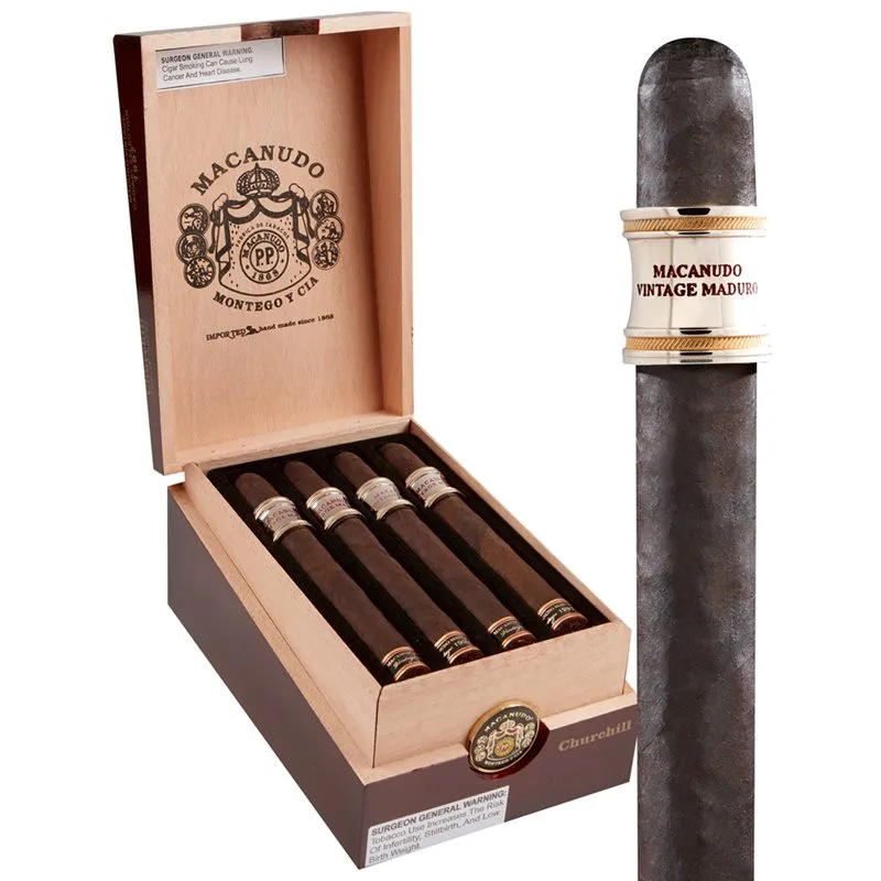 Macanudo Vintage Maduro 1997 Churchill (7.0"x49) Box of 12