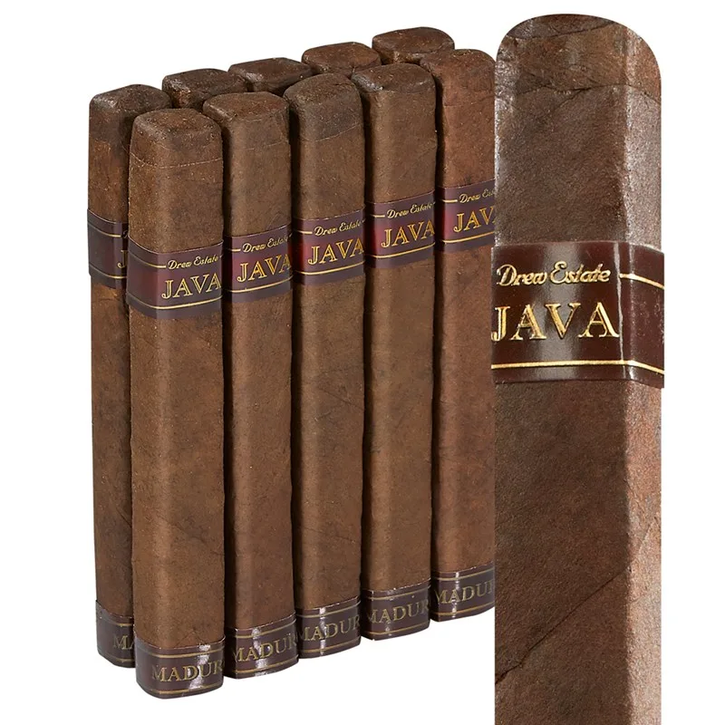 Java Maduro by Drew Estate Robusto (5.5"x50) Pack of 10