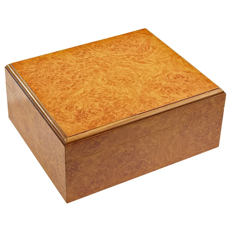 Maestro Burl Humidor 50 Cigar Capacity