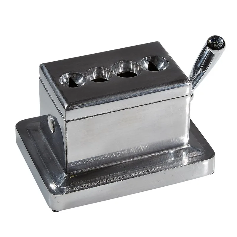 Quad Tabletop 60-Ring Gauge Cutter Silver