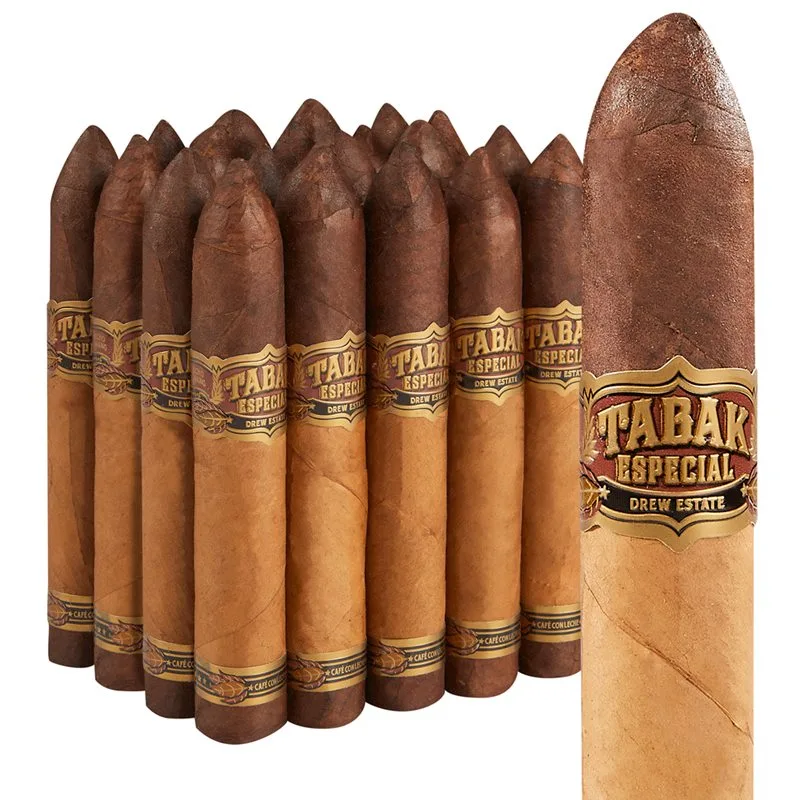 Drew Estate Tabak Especial Cafe con Leche (Belicoso) (5.5"x54) Pack of 20