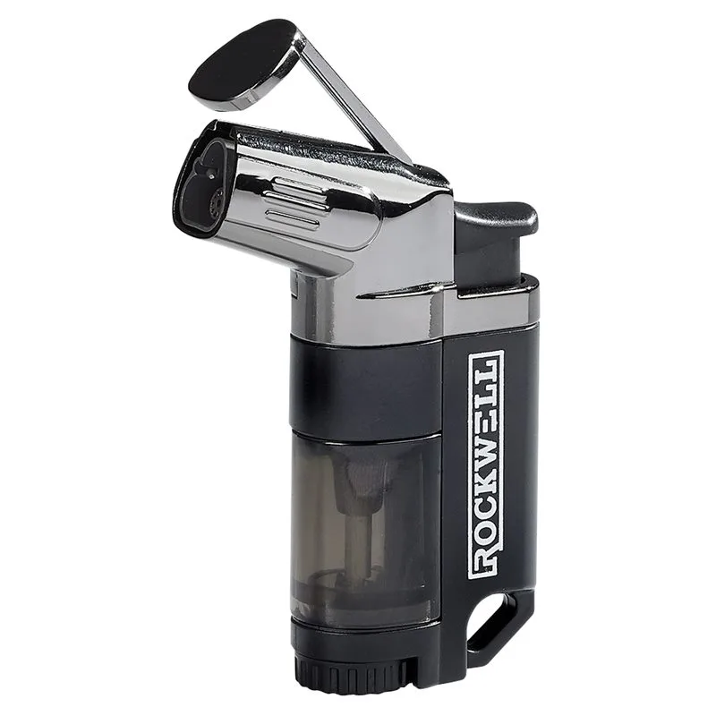 Rockwell Incline Triple Torch Lighter Gun Metal