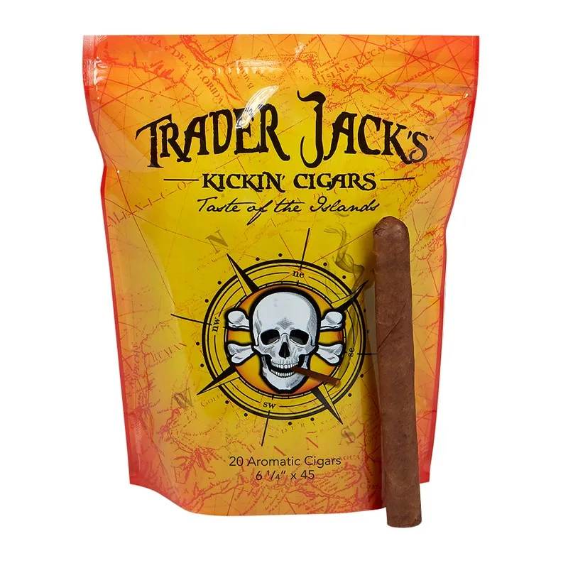 Trader Jack's Kickin' Cigars (Lonsdale) (6.2"x45) Pack of 20