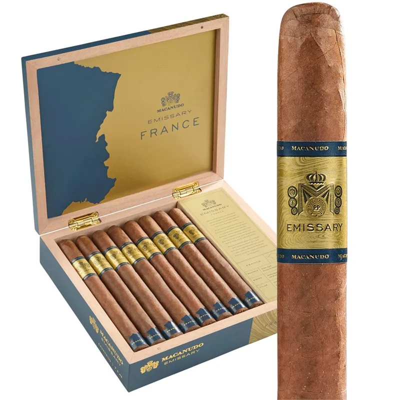 Macanudo Emissary France Churchill (7.0"x48) Box of 16
