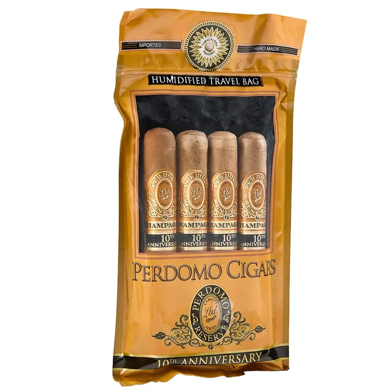 Perdomo Reserve Champagne Epicure (Humidified Bag) 4 Cigars