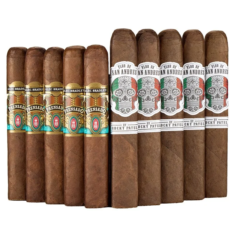 #45: Flor de San Andres by Rocky Patel and Alec Bradley Prensado 10 Cigars