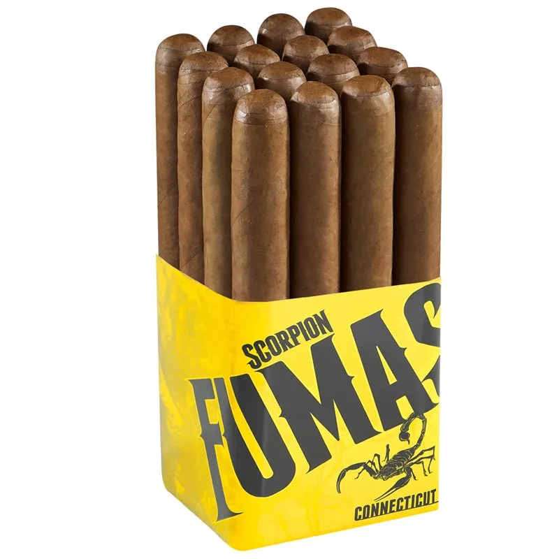 Camacho Scorpion Fumas Connecticut Gordo (6.0"x60) Pack of 16
