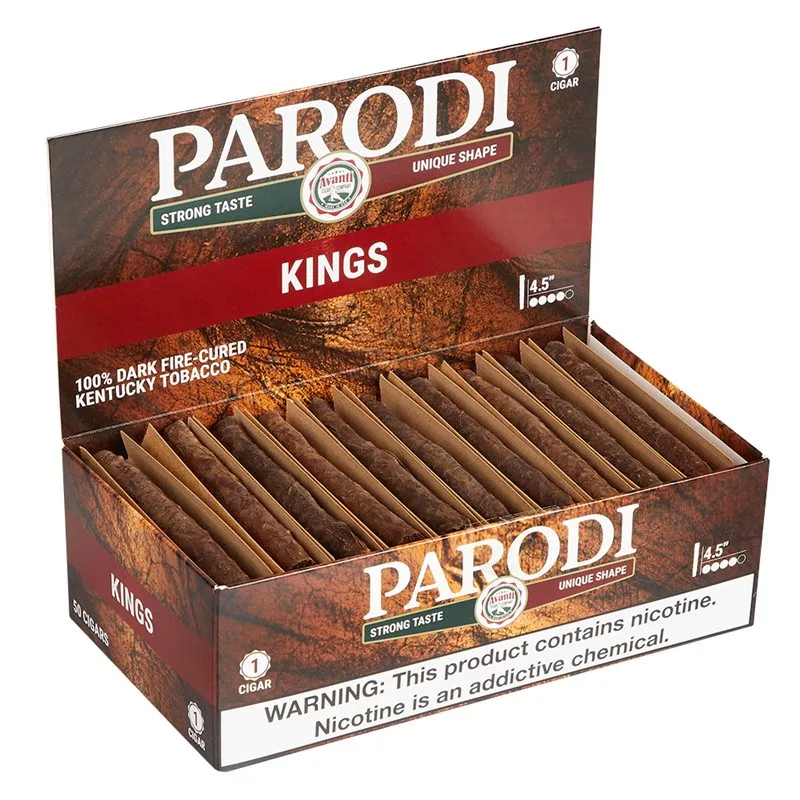 Parodi Kings (Cigarillos) (4.5"x34) Box of 50