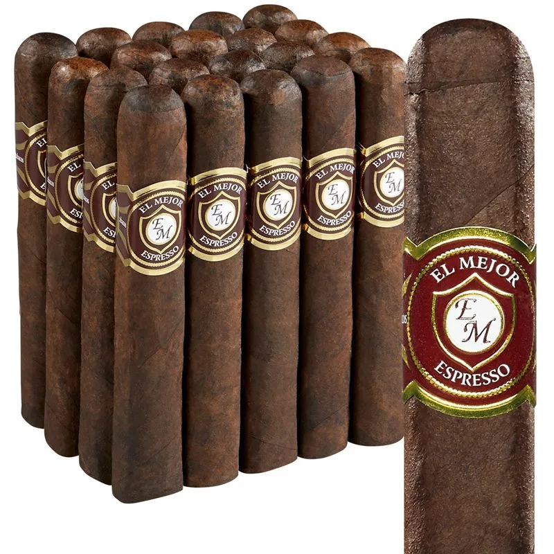 El Mejor Espresso Robusto (5.5"x50) Pack of 20