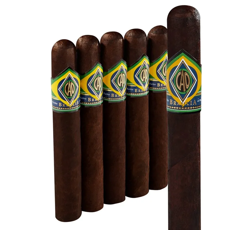 CAO Brazilia Amazon (Gordo) (6.0"x60) Pack of 5