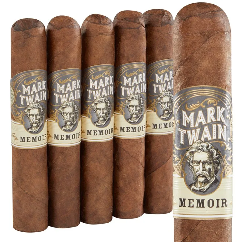 Mark Twain Memoir No. 3 (Robusto) (5.0"x54) Pack of 5