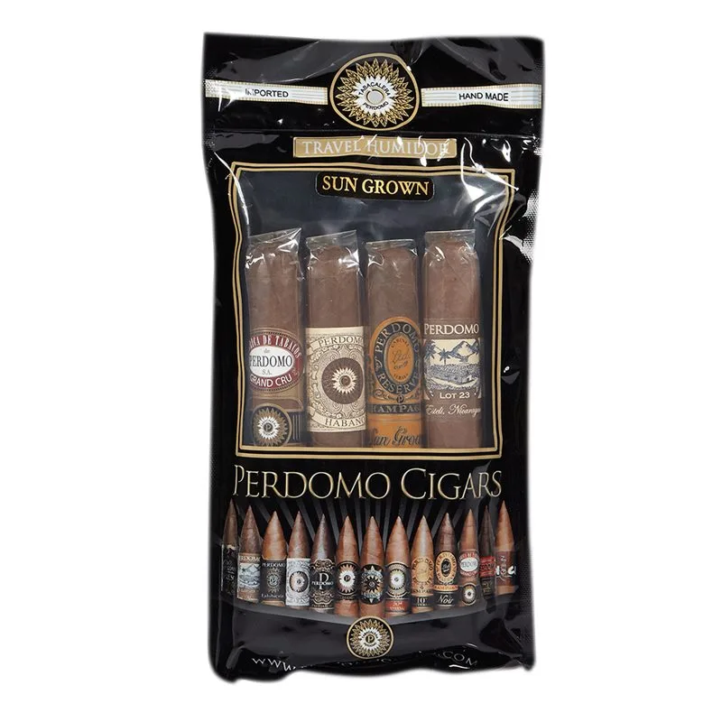 Perdomo Humidified Sampler - Sun Grown 4 Cigars