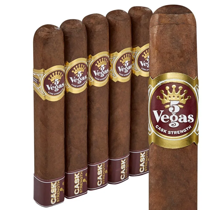 5 Vegas Cask-Strength Toro (6.2"x54) Pack of 5