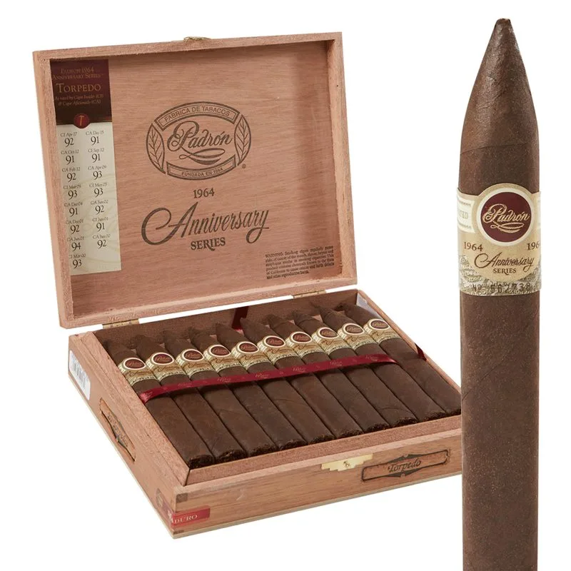 Padron 1964 Anniversary Series Torpedo Maduro (6.0"x52) Box of 20