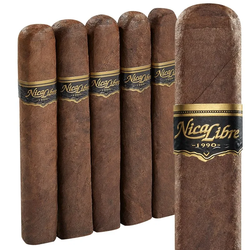 Nica Libre Double Toro (Gordo) (6.0"x60) Pack of 5