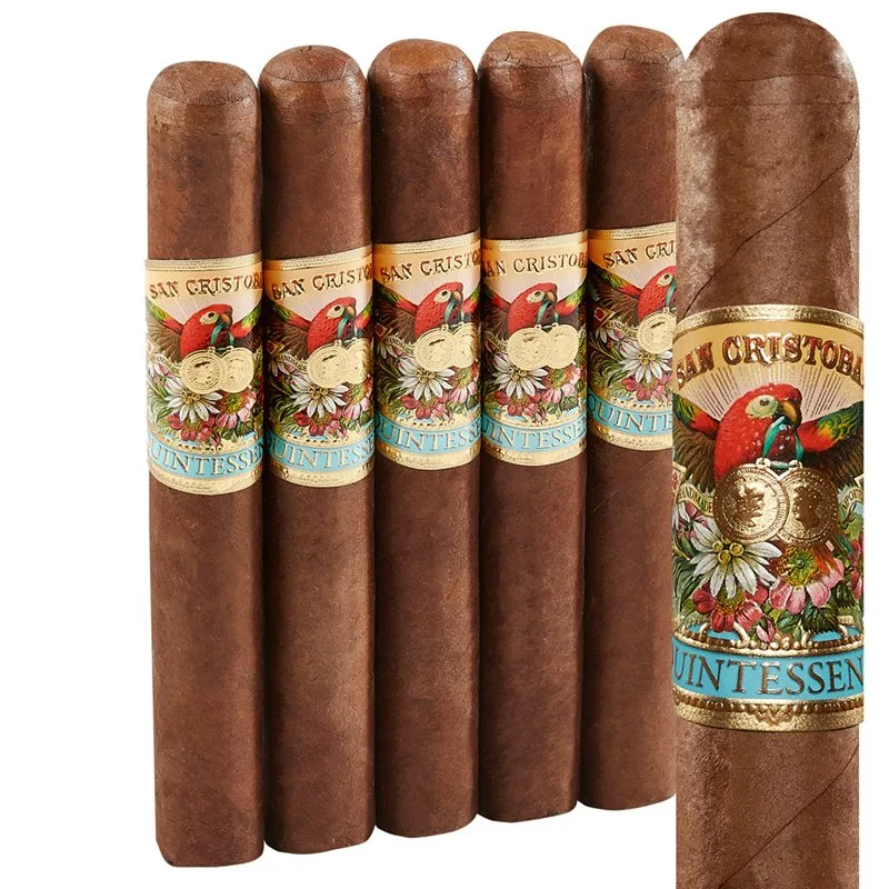 San Cristobal Quintessence Robusto (5.5"x50) Pack of 5