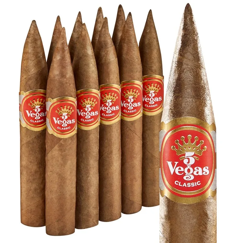 5 Vegas Classic Torpedo (6.0"x54) Pack of 10