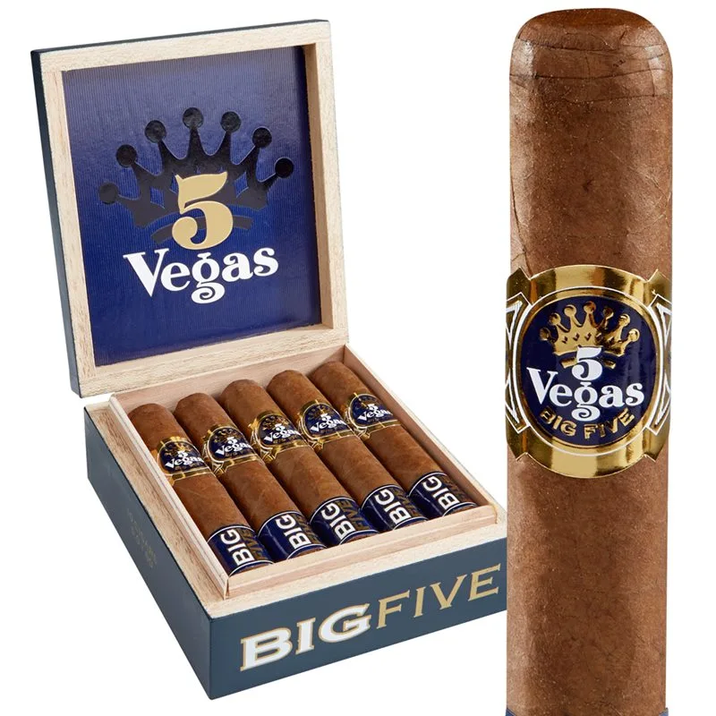 5 Vegas Big Five (Gordo) (5.0"x60) Box of 10