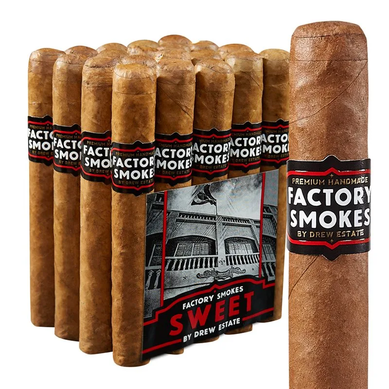 Drew Estate Factory Smokes Sweets (Robusto) (5.0"x54) Pack of 20